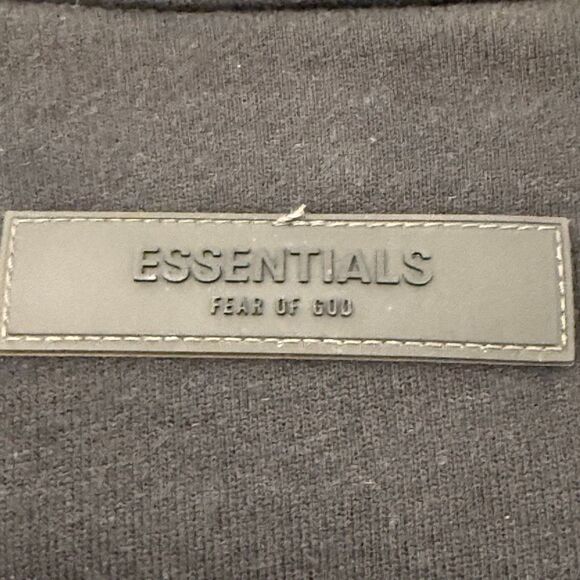 Fear of God Essentials Mock Neck Sweatshirt Sweater Black in XS - Picture 6 of 7